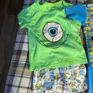 Monsters Inc mike Wazowski Pj short set